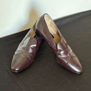 Giorgio Brutini Dark Brown Leather Slip-Ons